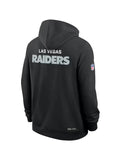 Las Vegas Raiders Nike Black Sideline Hoodie 2025