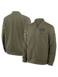 Las Vegas Raiders Salute to Service Bomber Jacket 2025