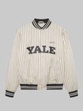 Les Deux Yale Varsity Tech Jacket Ivory