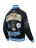 Los Angeles Dodgers 2025 World Series Commemorative Satin YD RIB Jacket