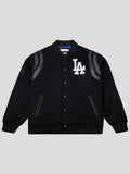Los Angeles Dodgers Walk the Tunnel Varsity Jacket Black