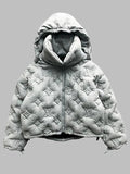 Louis Vuitton Monogram Boyhood Puffer Jacket Grey