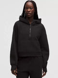 Lululemon Scuba Oversized Half-Zip Hoodie Black