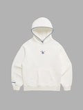 Madhappy Dodgers Heart Fleece Hoodie White