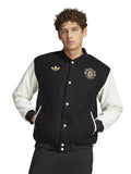 Manchester United Adidas Chinese New Year Varsity Jacket Black and White