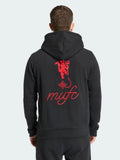 Manchester United Adidas Cultural Story Hoodie Black