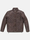Men's Brown Highlands Quilted Leather Jacket