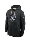Men_s Las Vegas Raiders Nike Black Sideline Standard Issue Initial Home Dri-FIT Hoodie
