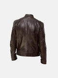 Men’s Leather Bomber Jacket