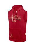 Men_s Nike Scarlet San Francisco 49ers Sideline Standard Issue Dri-FIT Sleeveless Hoodie