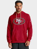 Men_s Nike Scarlet San Francisco 49ers Sideline Standard Issue Initial Home Dri-FIT Hoodie