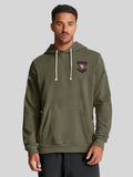 Men's San Francisco 49ers Nike Olive 2025 Salute to Service Sideline Standard Issue Dri FIT Hoodie