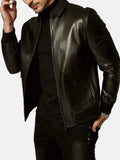 Mens Black Classic Leather Jacket