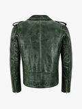 Mens Soft Lambskin Green Jacket