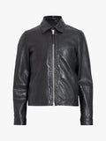 Mens Black Leather Erol Jacket