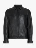 Mens Leather Luck Jacket Black