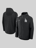Mens Los Angeles Dodgers Nike Black Authentic Collection Raglan Performance Full-Zip Jacket