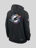Miami Dolphins 2025 Crucial Catch Dri Fit Hoodie