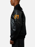Mitchell_Ness X McLaren X Culture Kings Leather Bomber Jacket