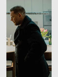 MobLand Tom Hardy Black Double Breasted Coat