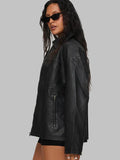 Napoleon Black Leather Jacket