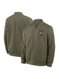 Nike Philadelphia Eagles Salute to Service Bomber Jacket 2025