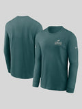 Nike Philadelphia Eagles Sideline Performance Long Sleeve T-Shirt Green