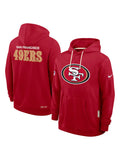Nike Red San Francisco 49ers Sideline Initial Home Hoodie