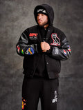 OVO x UFC Varsity Full-Snap Jacket -Black