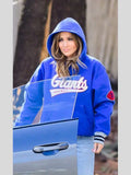 Office Romance Jennifer Lopez Giants Hoodie Blue