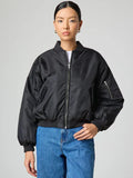 Oversized Glassons Bomber Jacket Black