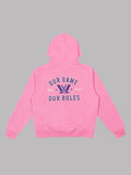 PWHL x Barbie Our Game Our Rules Hoodie Pink