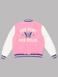 PWHL x Barbie x Peace Collective Letterman Varsity Jacket