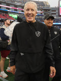 Pete Carroll Raiders Nike Black Half-Zip Hoodie Jacket