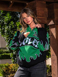 Philadelphia Eagles Kelly Green Racing Jacket