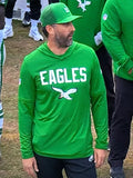 Philadelphia Eagles Nick Sirianni Kelly Green Long Sleeve Hoodie T-Shirt