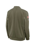 Philadelphia Eagles Nike 2025 Salute to Service Bomber Jacket Olive