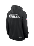 Philadelphia Eagles Nike Black Sideline Initial Home Hoodie