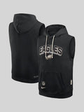 Philadelphia_Eagles_Nike_Black_Sideline_Sleeveless_Hoodie