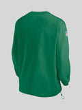 Philadelphia Eagles Nike Kelly Green Throwback Logo Long-Sleeve V-Neck Windshirt
