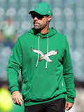 Philadelphia Eagles Nike Sideline Kelly Green Hoodie