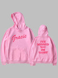 Pink Gracie Abrams Hoodie