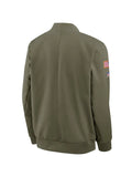 Pittsburgh Steelers Nike 2025 Salute to Service Bomber Jacket Olive
