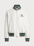 Polo Ralph Lauren US Open Linen Bomber Jacket White