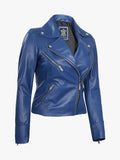 Real Lambskin Leather Women Jacket