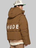 Rhude Puffer Jacket Brown