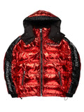 Rockstar Puffer Jacket Red