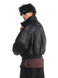 Ruff Rider Willy Chavarria Black Leather Jacket
