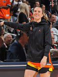 Sabrina Ionescu Black Zip-Up WNBA Hoodie Jacket