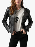 Saint and Sofia Blane Women's Leather Jacket